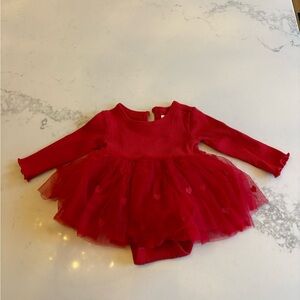 Little Earth Red Baby Outfit